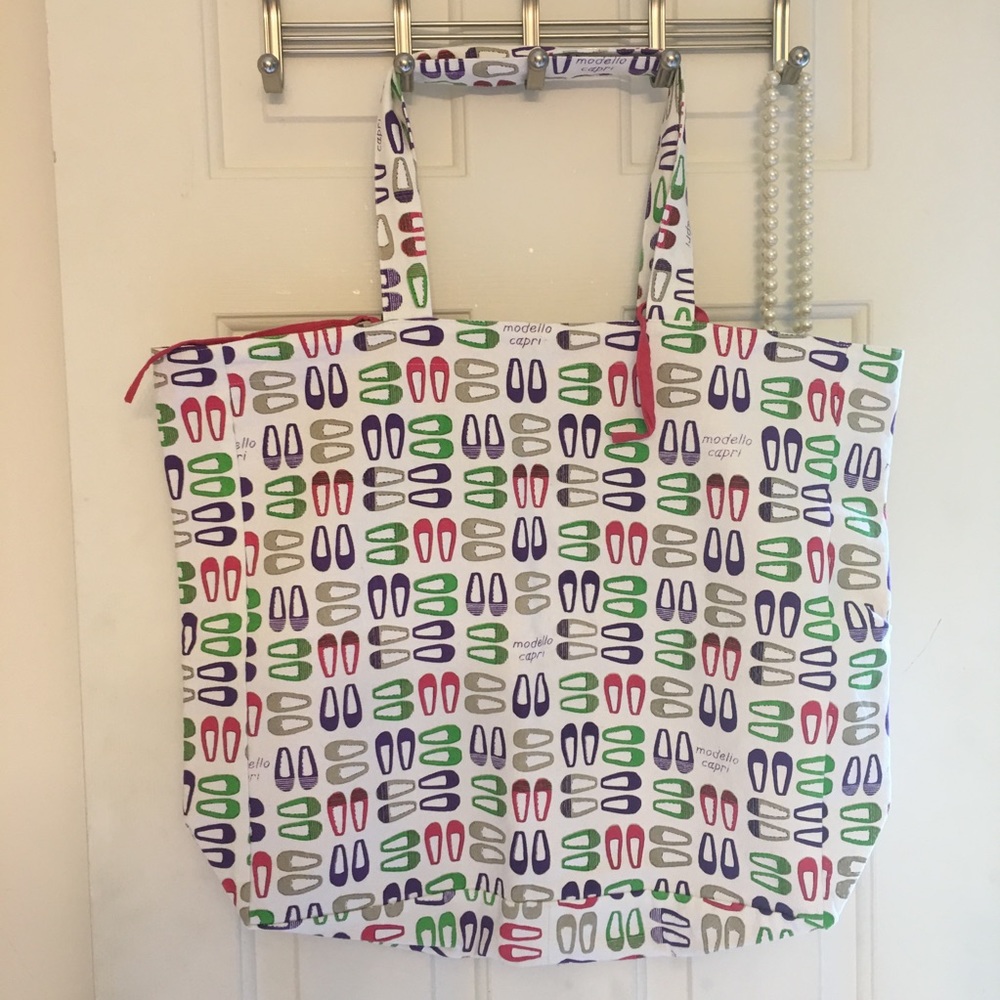 🎈 4/$25 or 10/$50 Margherita Anacapri flip flop tote bag